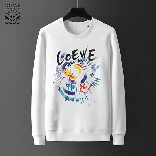 ロエベブランドコピー LOEWE 新品で人気のトレンドクルーネックのスウェットシャツとパンツのセット