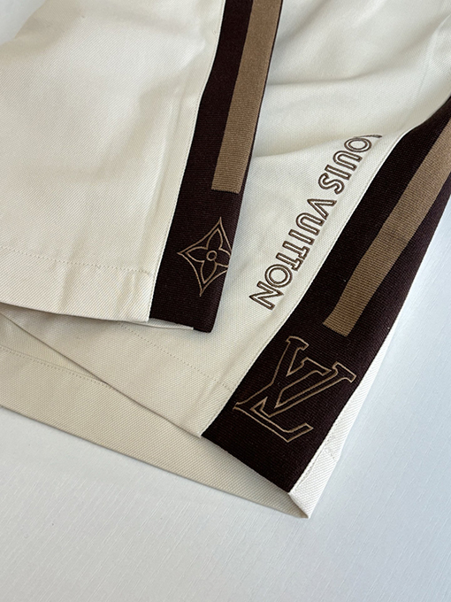 ルイヴィトン LOUIS VUITTON 新作カラーブロック織りラベルショーツ
