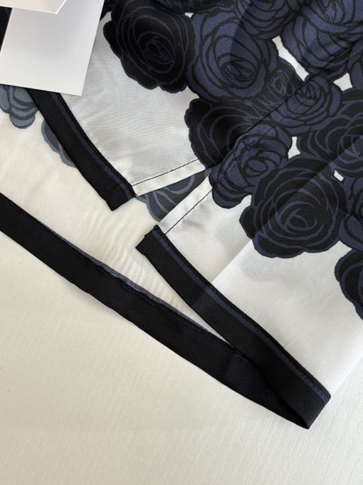 ジバンシイコピー 春夏コレクション ローズプリント ボウリング半袖シャツ