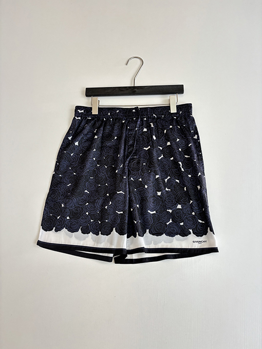 ジバンシイ サマーコレクション ローズプリント カジュアルショーツ