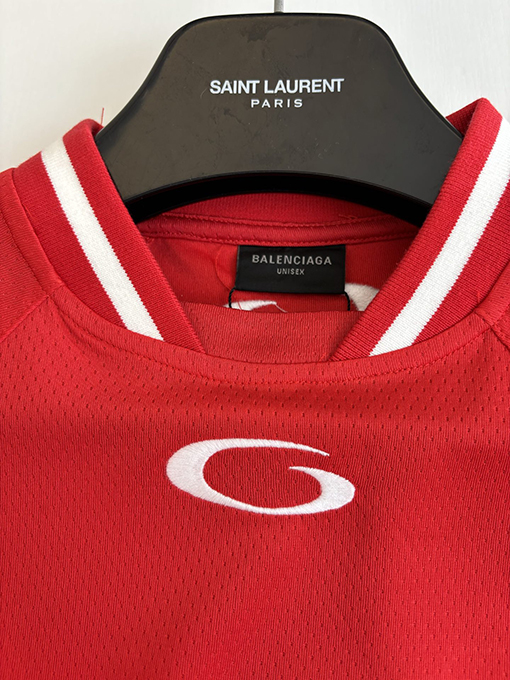 バレンシアガスーパーコピー Balenciaga NBA コラボレーションシリーズ 刺繍入りジャージー半袖Tシャツ