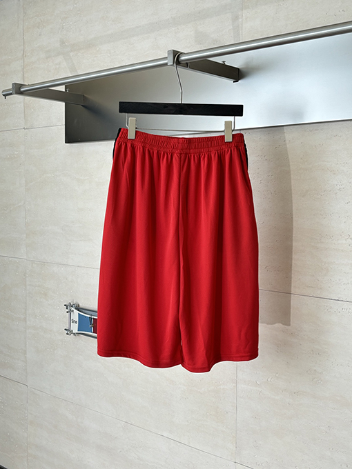 バレンシアガ Balenciaga NBA コラボレーションシリーズ円形刺繍入りゆったりカジュアルショーツ