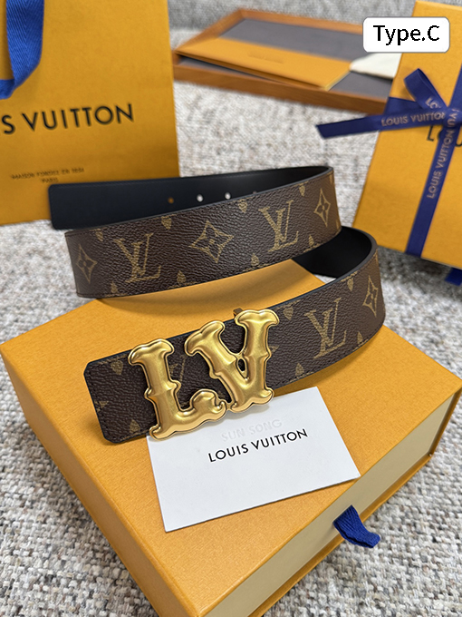 ルイヴィトン PVC レザーソールベルトシリーズ