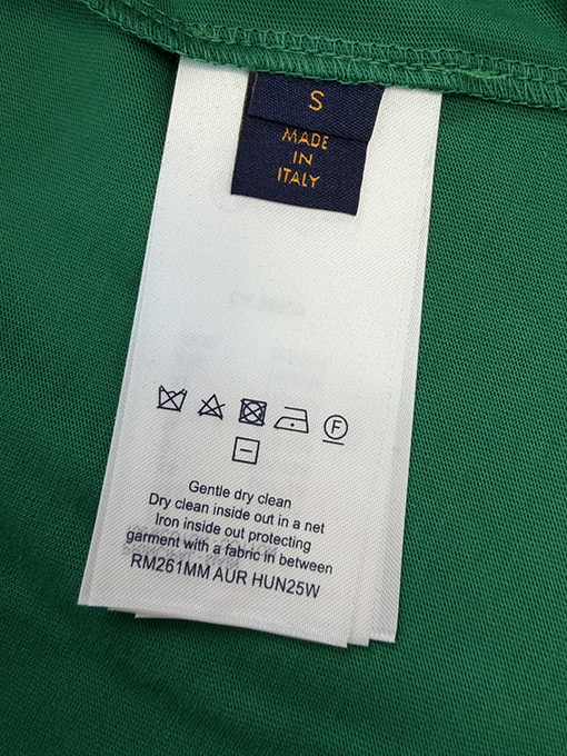 ルイヴィトン LOUIS VUITTON ウール刺繍りレター半袖Tシャツ