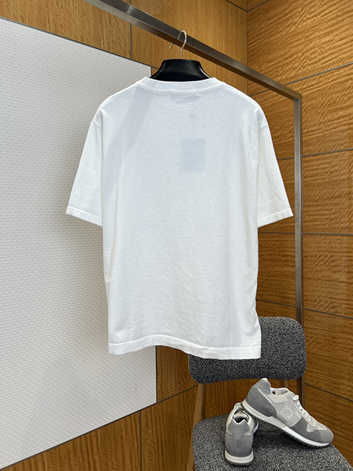 ルイヴィトン LOUIS VUITTON 刺繍ピンロゴ入りニット半袖Tシャツ