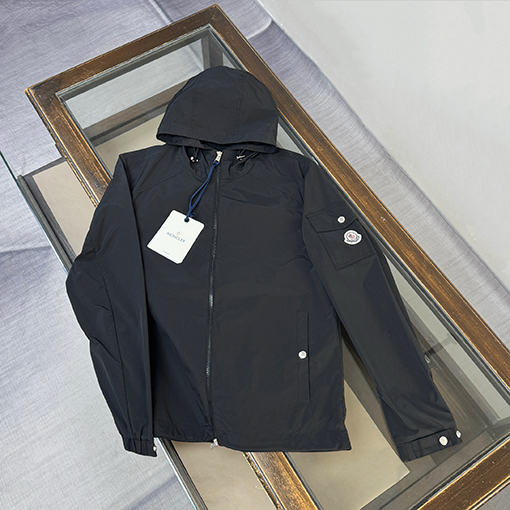 モンクレール Etiache フード付きジャケット トレンチコート