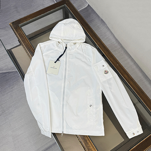 モンクレール Etiache フード付きジャケット トレンチコート