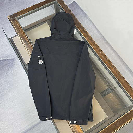 モンクレール Etiache フード付きジャケット トレンチコート