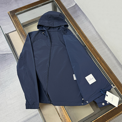 モンクレール Etiache フード付きジャケット トレンチコート