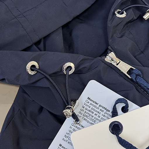 モンクレール Etiache フード付きジャケット トレンチコート