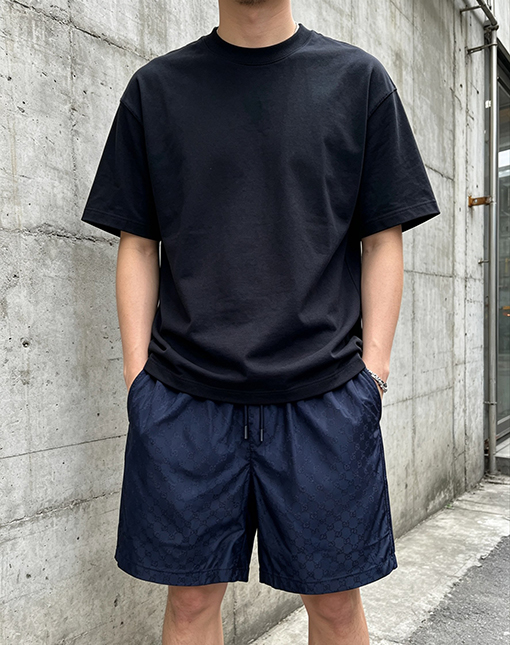 グッチコピー ダブルG柄ジャカードドローストリングカジュアルショーツ