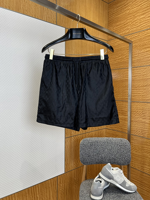 グッチコピー ダブルG柄ジャカードドローストリングカジュアルショーツ