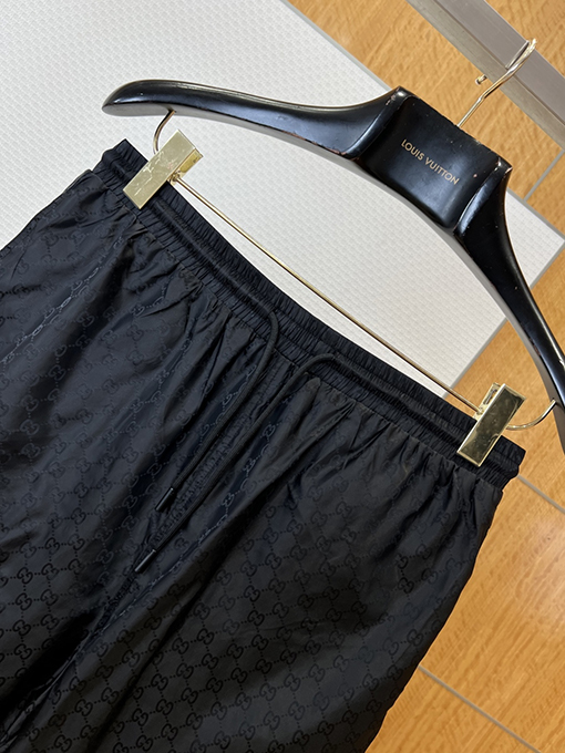 グッチコピー ダブルG柄ジャカードドローストリングカジュアルショーツ
