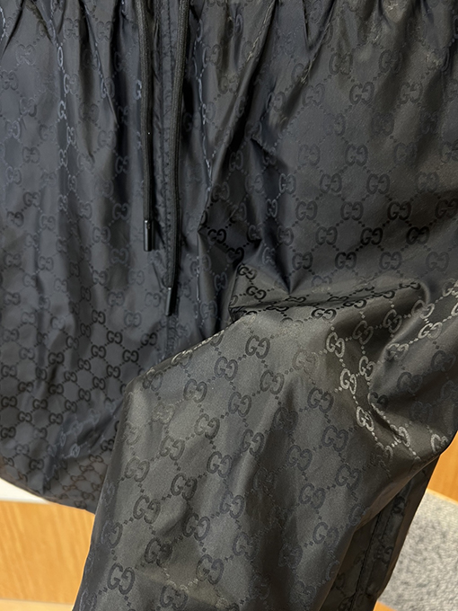 グッチコピー ダブルG柄ジャカードドローストリングカジュアルショーツ