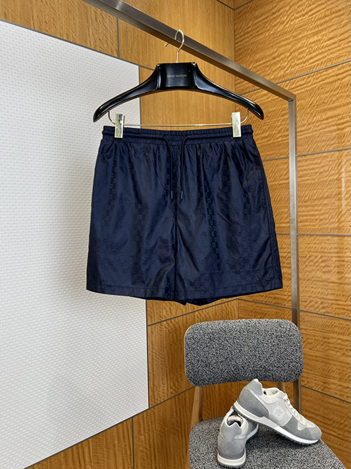 グッチコピー ダブルG柄ジャカードドローストリングカジュアルショーツ