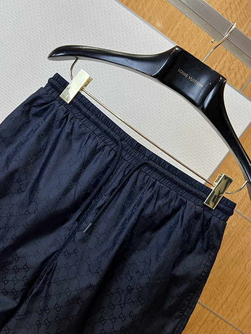 グッチコピー ダブルG柄ジャカードドローストリングカジュアルショーツ