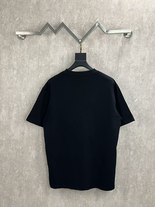 フェンディコピー FENDI 花柄グラデーション刺繍ラウンドネック半袖Tシャツ