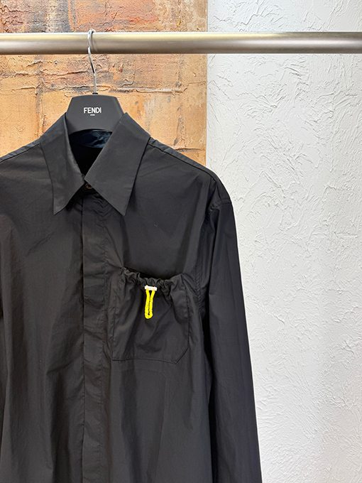 フェンディスーパーコピー ドローストリング付き長袖シャツ