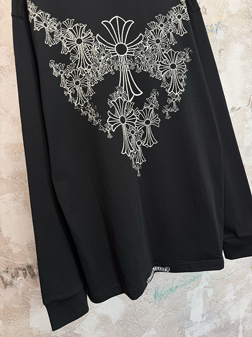 クロムハーツスーパーコピー Vintage クラシックな斑のクロス柄長袖シャツ