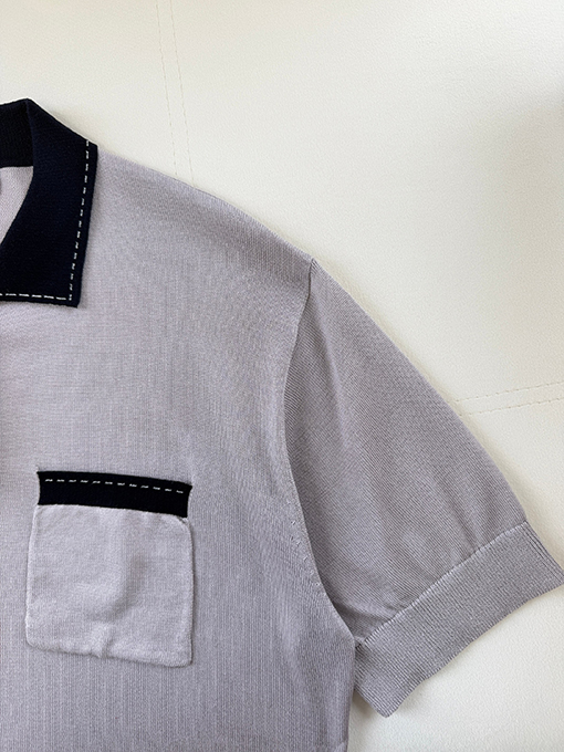 フェンディ ジャカードニットの半袖シャツ