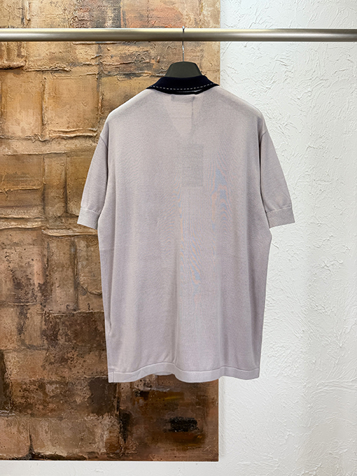 フェンディ ジャカードニットの半袖シャツ