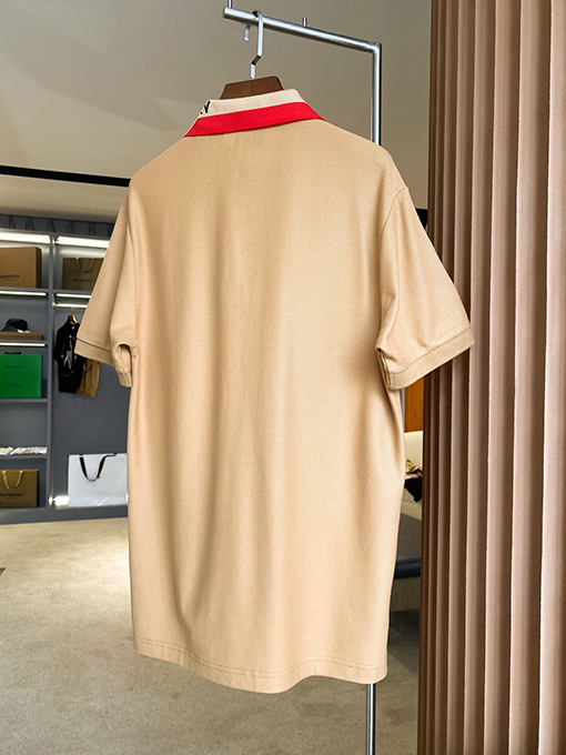バーバリースーパーコピー BURBERRY クラシックなロゴ入りピケメッシュコットン半袖ポロシャツ