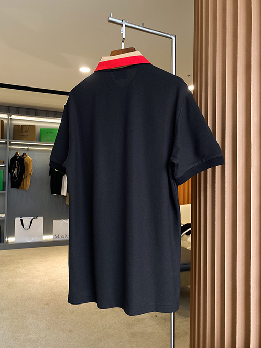 バーバリースーパーコピー BURBERRY クラシックなロゴ入りピケメッシュコットン半袖ポロシャツ