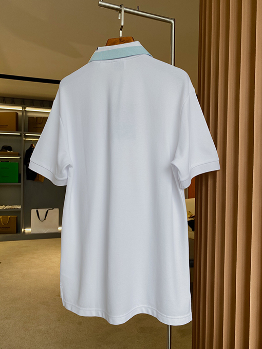 バーバリースーパーコピー BURBERRY クラシックなロゴ入りピケメッシュコットン半袖ポロシャツ
