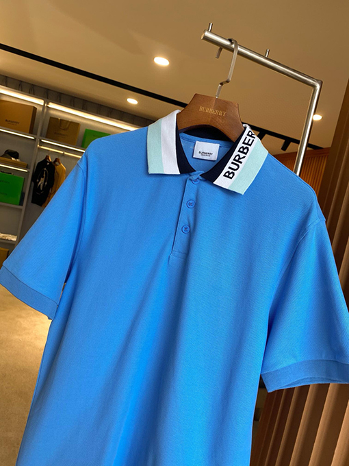 バーバリースーパーコピー BURBERRY クラシックなロゴ入りピケメッシュコットン半袖ポロシャツ