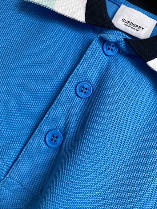 バーバリースーパーコピー BURBERRY クラシックなロゴ入りピケメッシュコットン半袖ポロシャツ