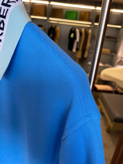 バーバリースーパーコピー BURBERRY クラシックなロゴ入りピケメッシュコットン半袖ポロシャツ