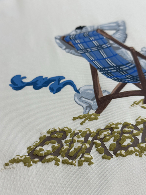 バーバリー ビーチラウンジチェア用クルーネック半袖Tシャツ