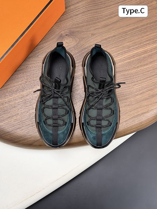 エルメス Bouncing メンズカジュアルスポーツシューズ