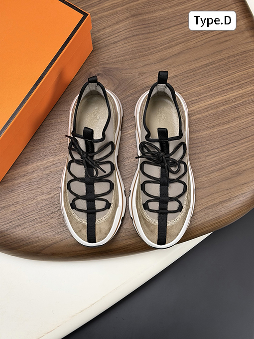 エルメス Bouncing メンズカジュアルスポーツシューズ