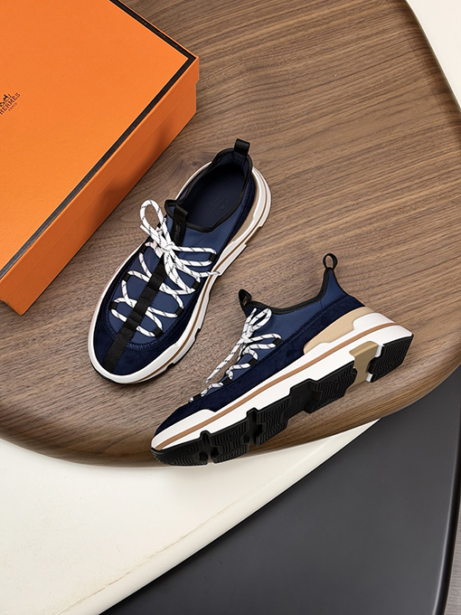 エルメス Bouncing メンズカジュアルスポーツシューズ