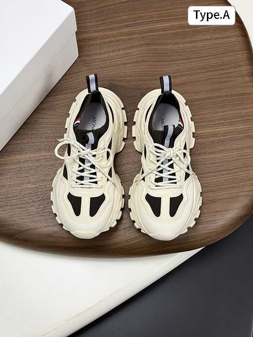 モンクレール プラットフォームダッドシューズ