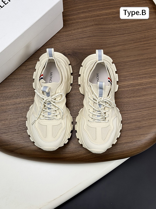 モンクレール プラットフォームダッドシューズ