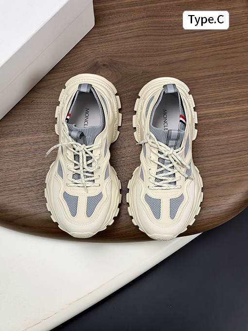 モンクレール プラットフォームダッドシューズ