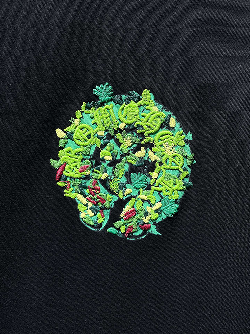 クロムハーツ カラフルな蹄鉄の刺繍り半袖Tシャツ