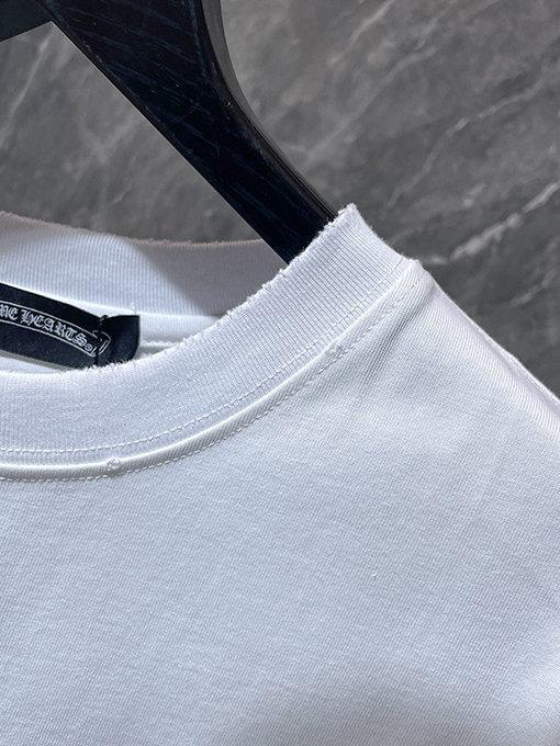 クロムハーツ カラフルな蹄鉄の刺繍り半袖Tシャツ