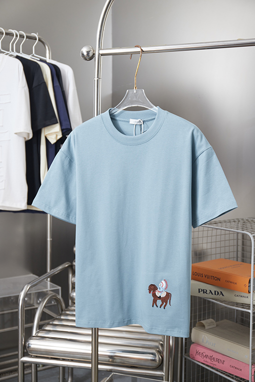 ディオール Christian Dior Couture ポニーのロゴ刺繍入り限定の半袖Tシャツ