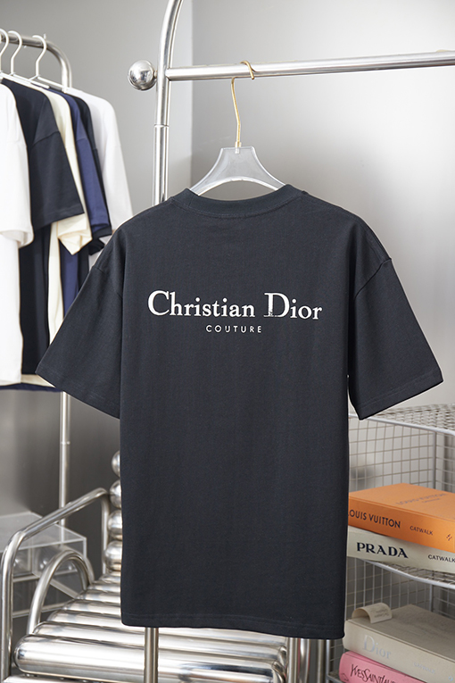 ディオール Christian Dior Couture ポニーのロゴ刺繍入り限定の半袖Tシャツ