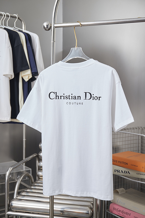 ディオール Christian Dior Couture ポニーのロゴ刺繍入り限定の半袖Tシャツ