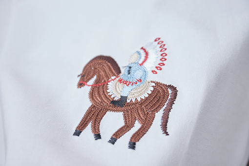 ディオール Christian Dior Couture ポニーのロゴ刺繍入り限定の半袖Tシャツ