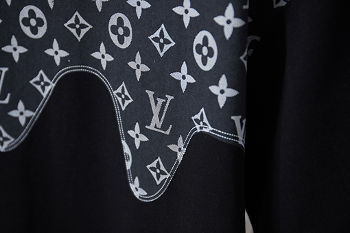 ルイヴィトンブランドコピー 新作パッチワーク半袖Tシャツ