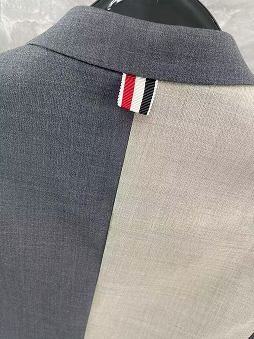 トムブラウン レディースカラーブロック テーラードジャケット メンズ 高品質 