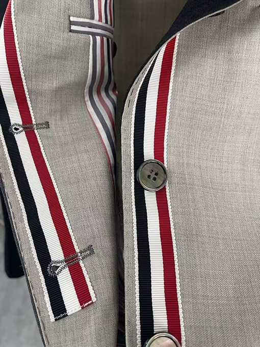 トムブラウン レディースカラーブロック テーラードジャケット メンズ 高品質 