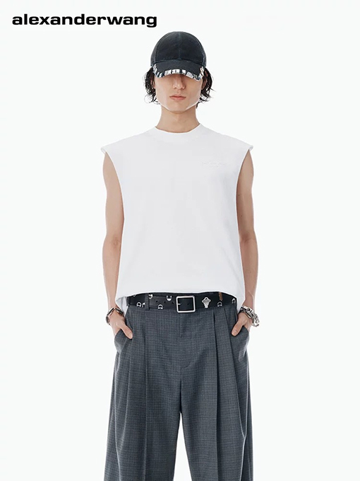 アレキサンダーワンコピー Alexander Wang 刺繍文字ロゴ入りベスト