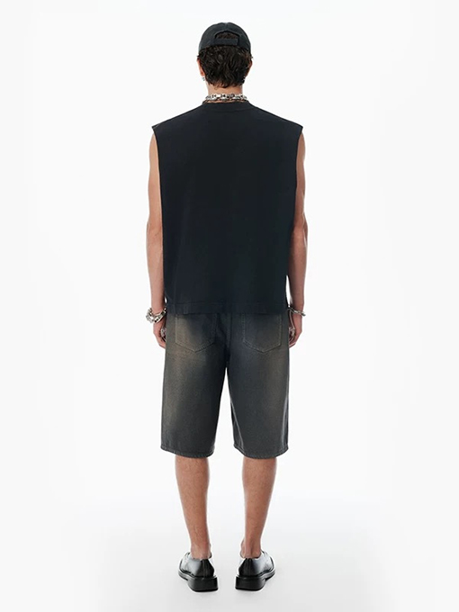 アレキサンダーワンコピー Alexander Wang 刺繍文字ロゴ入りベスト