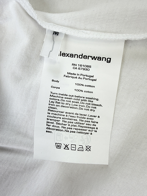 アレキサンダーワンコピー Alexander Wang 刺繍文字ロゴ入りベスト